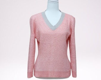 Bruno Manetti Cashmere/Linen  Pullover Womens Luxury Knit