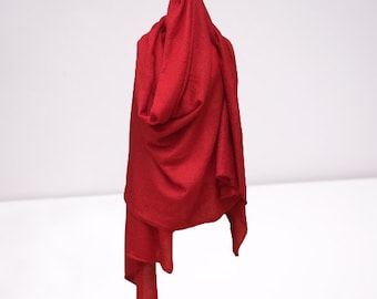 イヴ・サンローランのシルク＆ウールの大判スカーフ - Etsy 日本