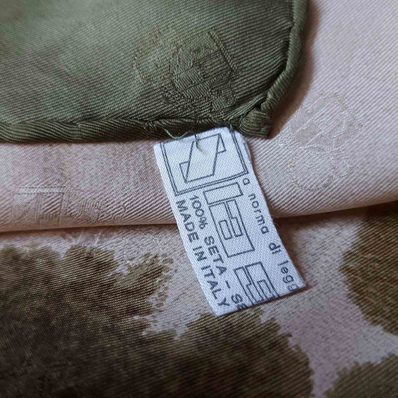Mantero in Como Vintage Silk Scarf, Made in Italy - image 7