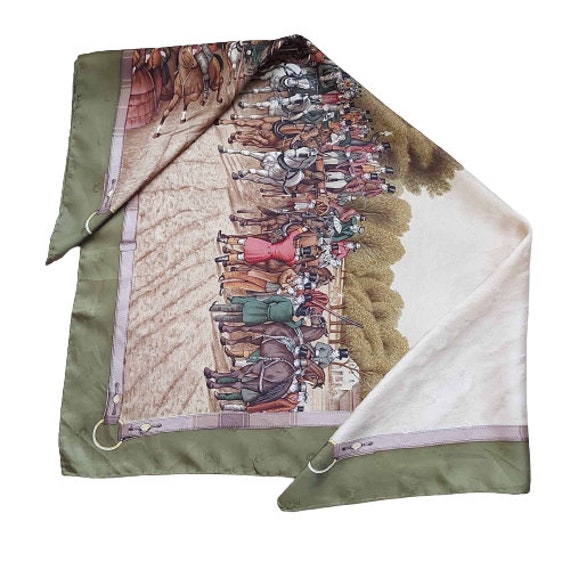 Mantero in Como Vintage Silk Scarf, Made in Italy - image 9