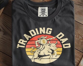 Crypto Trading Dad Shirt | Stock Market Tee | Bitcoin Shirt for Men | Funny Trader Gift | Day Trader Tee | Wall Street Crypto Dad Tshirt