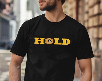 Hold Bitcoin Shirt, Bitcoin Future Shirt, Bitcoin Tshirt, BTC Tee Shirt, Cryptocurrency Gift, Bitcoin Enthusiast Tee
