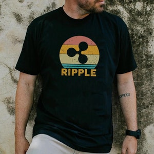 Chemise vintage Ripple XRP Coin Crypto Token Crypto-monnaie