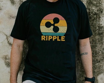 Ripple XRP Coin Crypto Token Cryptocurrency Vintage Shirt