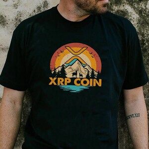 Chemise cadeau crypto-monnaie crypto-jeton vintage Ripple XRP Coin