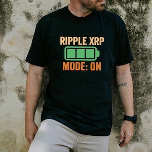 Mode Ripple XRP sur une chemise vintage crypto-monnaie