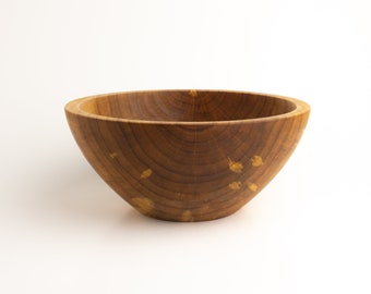 Red Alder Wood Bowl - 7 1/2 by 3 1/4 Inches