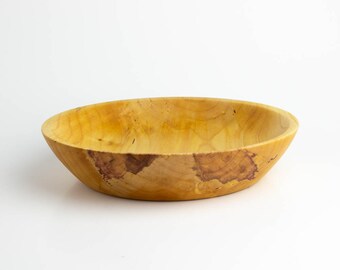 Plum Wood Bowl - 8 x 1 3/4 Inches