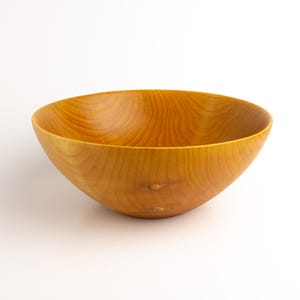 Red Alder Wood Bowls - 7 3/4 x 3 1/4 Inches