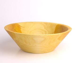 Pacific Willow Wooden Bowl - 7 1/2 x 2 3/4 Inches