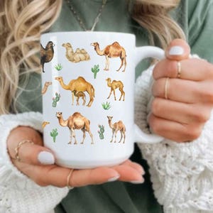 Camel Mug: Desert Animal Coffee Cup, Zoology Teacup