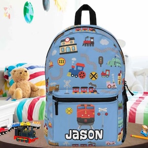 Personalisierter Dampfzug Rucksack: Wasserdichter Lokomotivrucksack