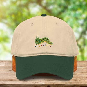 Raupen Hut: Bestickte Kawaii Baseballkappe, Insektenbezogene Geschenke, Gruseliges Krabbeltier