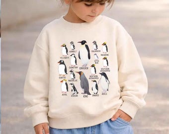 Penguin Identification Sweatshirt: Cozy Winter Crewneck
