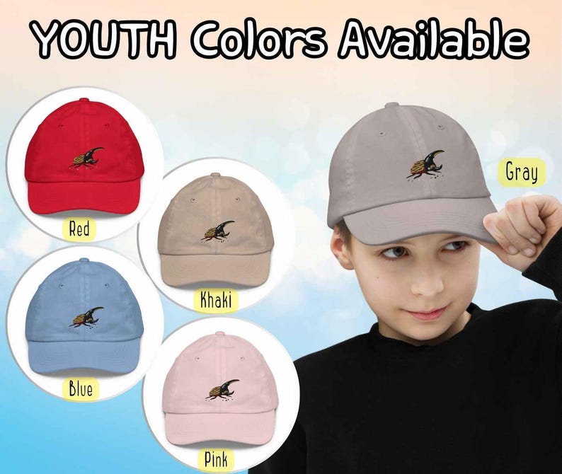 Embroidered Insect Hat: Hercules Beetle Baseball Cap, Bug Things ...