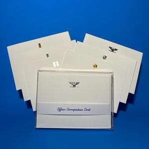 Correspondencia para oficiales (10 unidades) y tarjetas de agradecimiento para militares, policías, bomberos, etc.