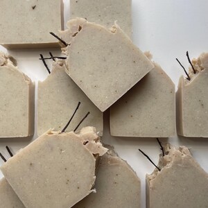 Handmade Vanilla Bean Soap Bar: Natural Cold Process Soap