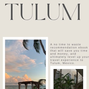 Guia de viagem de Tulum no México