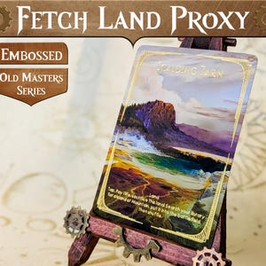 Scalding Tarn MTG Fetch Land Proxy MTG Fetchland proxy for Commander proxies MTG Proxy Lands Commander edh Land Proxies Handmade No ai