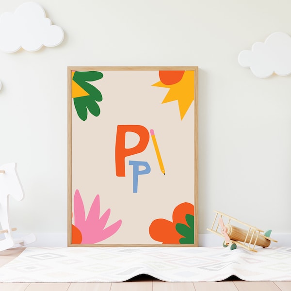 Letter P Print - Etsy