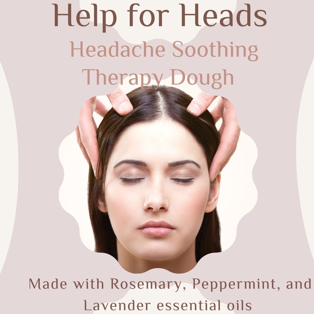 Aromatherapy Play Dough. Help for Headaches. Therapy Dough