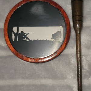 Turkey Pot Call - Turkey Call - Engraved Turkey Call - Aluminum Pot Call - Aluminum Turkey Call
