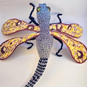 Amigurumi Crochet Dragonfly Insect Plushie