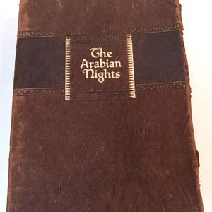 1930s The Arabian Nights Richard Burton Walter J Black Genuine Leather Gilt RARE