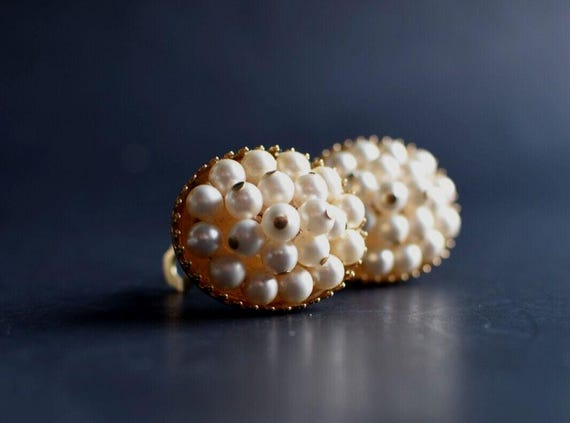 1940s-1950s Richelieu Signed Faux Pearl & Gold To… - image 7