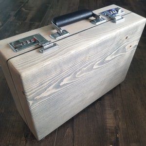 Card Deck Storage Box Weathered Gray Wood Organizer for Collectible Trading  Cards or Game Playing Decks