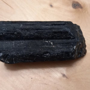 Rough Black Tourmaline Log 4&quot;