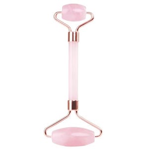 Rose Quartz face massager roller