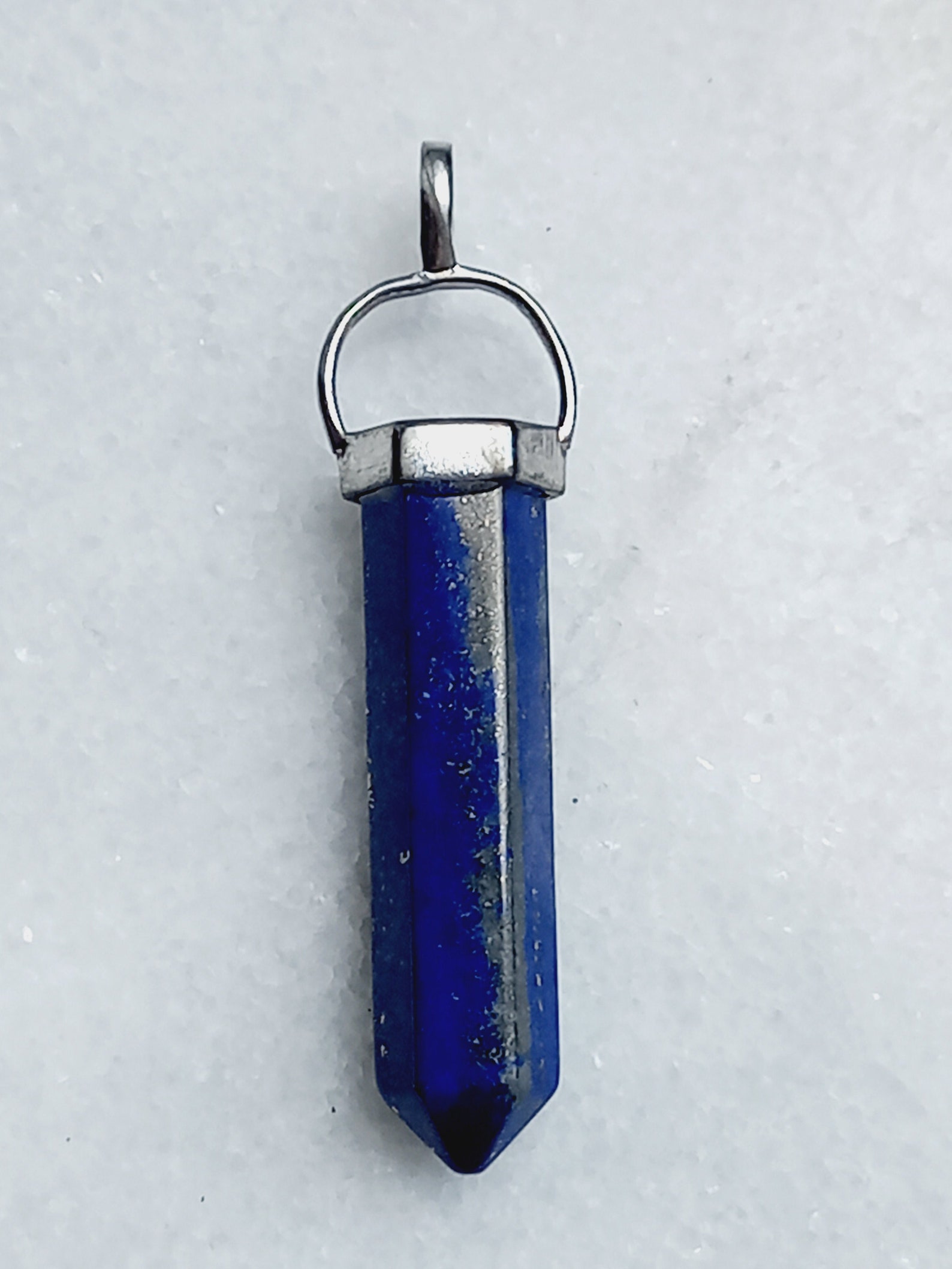 Pendentif Pointe Hexa Lapis Lazuli 