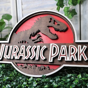 Panneau Jurassic Park