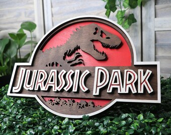 Jurassic Park Sign - Etsy Canada