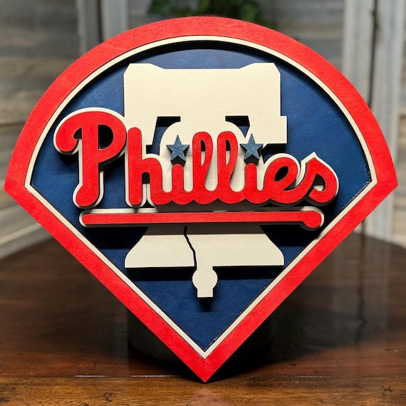 Phillies Laser Cut Wood Sign: Diamond Logo With Liberty Bell - Etsy