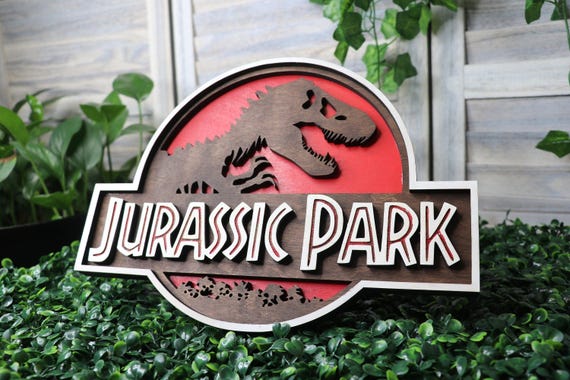 ジュラシックパークの看板 - Etsy 日本
