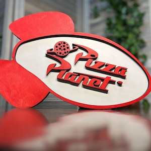 Pizza Planet Toy Story Wystrój pokoju dziecięcego Prezent dla fanów Toy Story