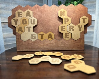 Survivor Inspired Customizable Hand-crafted Word Puzzle Perfect for a Superfan Gift and Party Challenge for your friends to Play