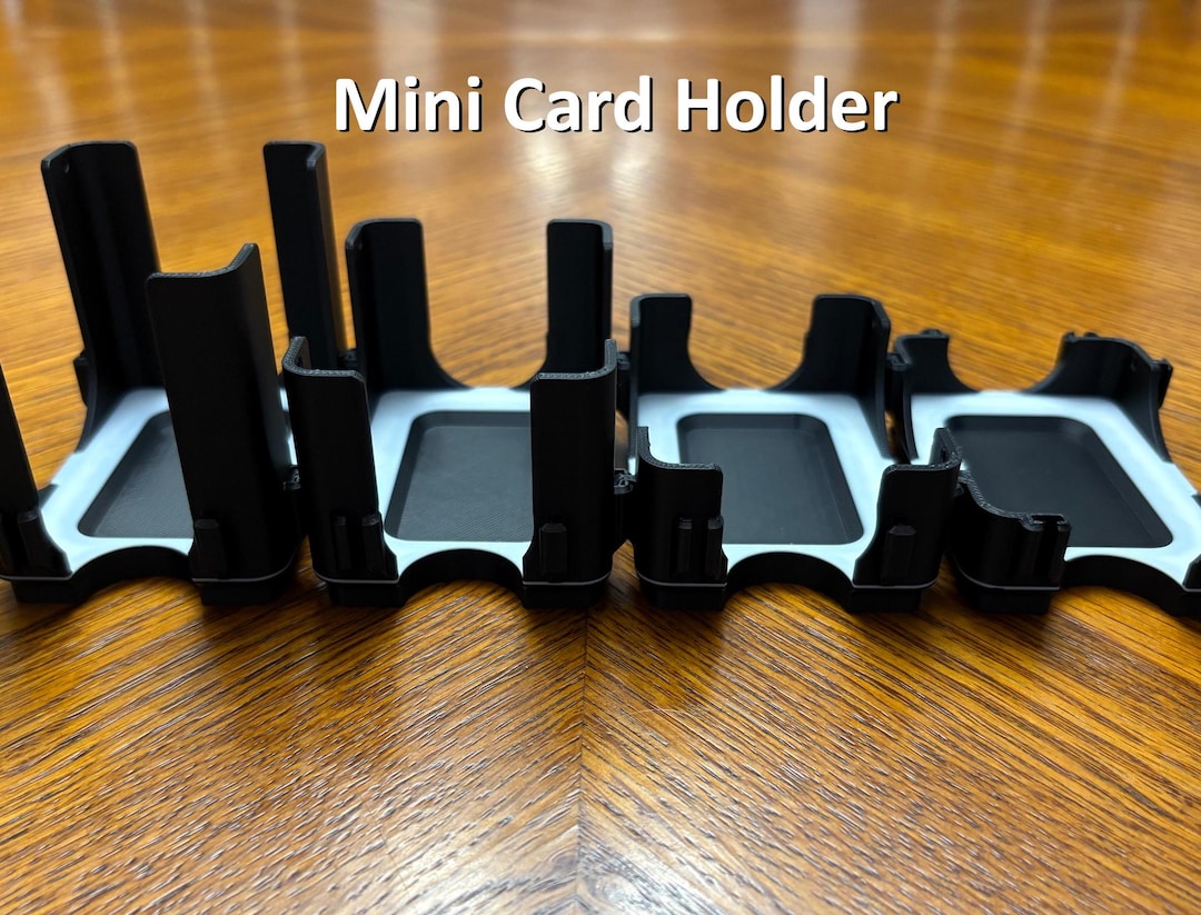 Miniature Card Racks Mini Card Tray: Board Game Card Holder (sleeved) - Etsy