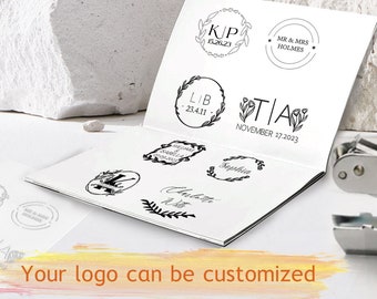 bookbinding supplies sydney Custom Embossing Stamp, Address Embosser, Library Book Embosser, Personalized Wedding Seal Embosser, Book Lover Gift 1 5/8"