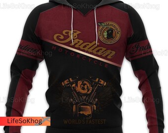 Indian Motorcycle 3D Hoodie, Motorcycle Racing Zip Hoodie, Biker Trendy Hoodies, Motorcycle Sport Hoodie, Dirt Bike Shirt