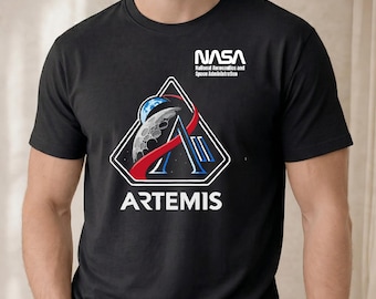Retro Space Mission Patch Style Shirt, Vintage Astronaut Graphic Tee, Cosmic Exploration Design, Sci Fi Rocket Comfort Colors® Shirt