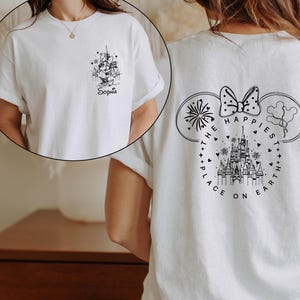 The Happiest Place One Earth Shirt, Disney Magical Castle Shirt, Mickey Castle Shirt, Disney Vacation Shirt, Magical Kingdom Shirt