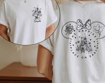 The Happiest Place One Earth Shirt, Disney Magical Castle Shirt, Mickey Castle Shirt, Disney Vacation Shirt, Magical Kingdom Shirt