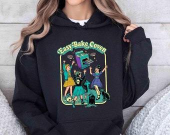 Halloween Hoodie, Easy Bake Coven Halloween, Retro Vintage Halloween 90s, Halloween Hoodie, Vintage Halloween Hoodie, Witchy Vibes Hoodie
