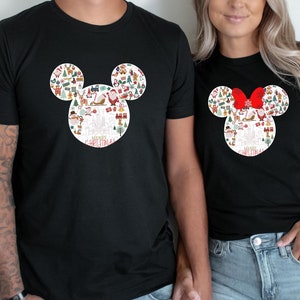 Disney Christmas shirt, Disney Christmas tshirt, Disney Snowflake shirt, Christmas Disney Couple Shirts, Disney Castle shirt, disney Shirt
