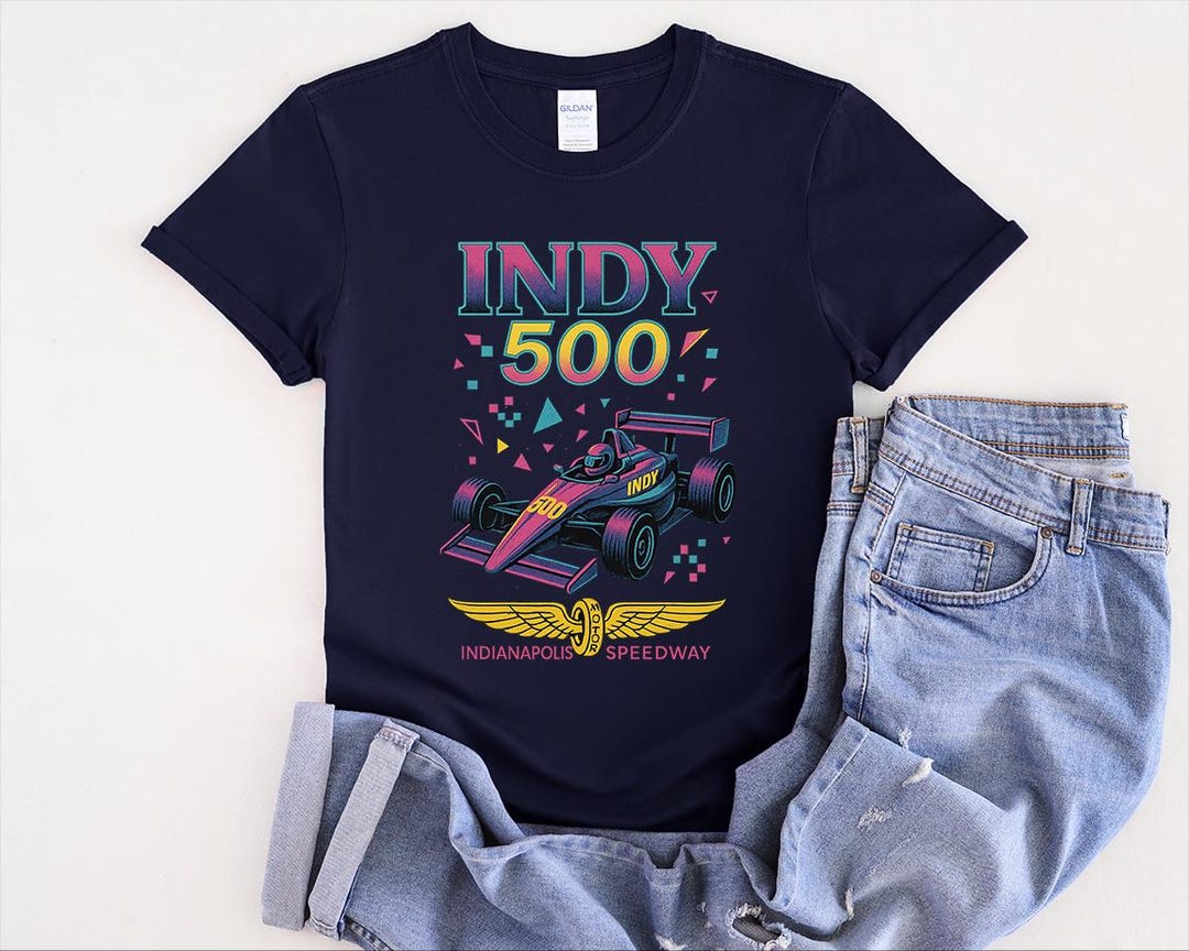 Indianapolis Motor Speedway Shirt for Racing Fans Retro 90s Vibes ...