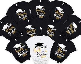 Proud Senior 2026 Family Matching Group Shirt, Personalized Class of 2026 Family Graduation Shirt, Class Of  tee, Custom Graduation T-Shirt