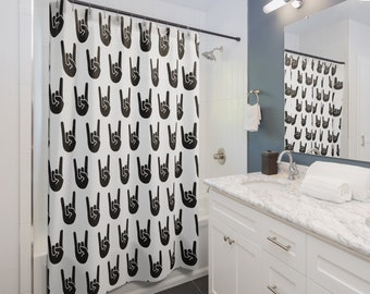 ROCKER Shower Curtain